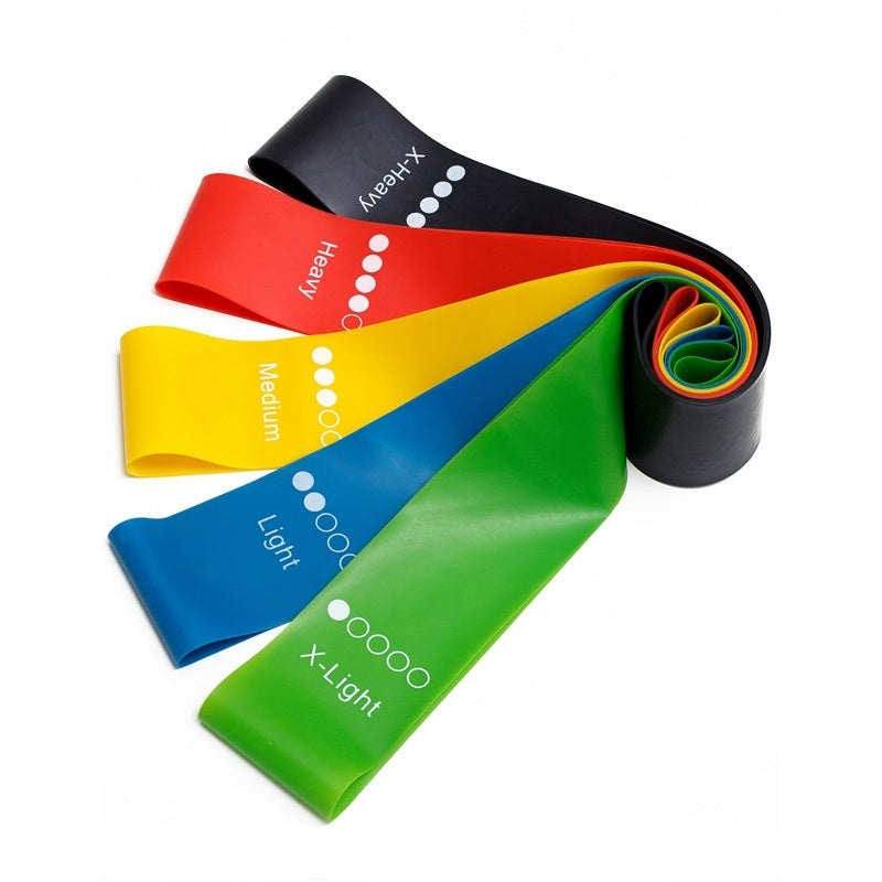 Velofitix™ Ultimate Yoga Resistance Rubber Bands Indoor Outdoor Fitness Equipment 0.35mm-1.1mm